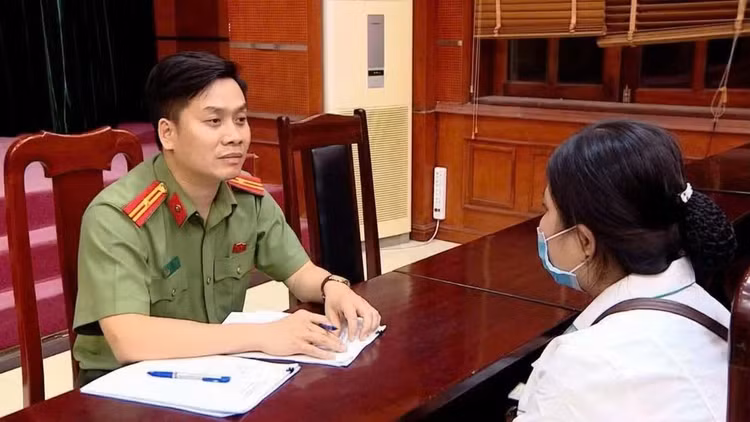 Cơ quan An ninh điều tra làm việc với các đối tượng.