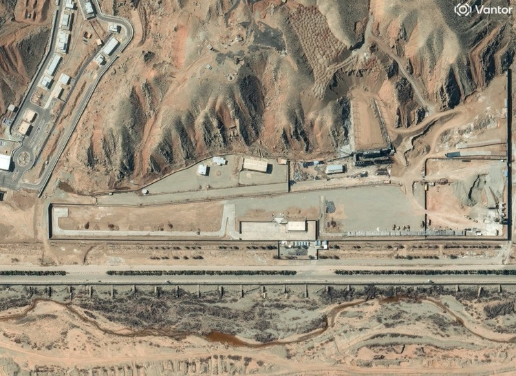 Taleghan 2 nhìn từ ngày 6/3/2026. Ảnh vệ tinh ©2026 Vantor