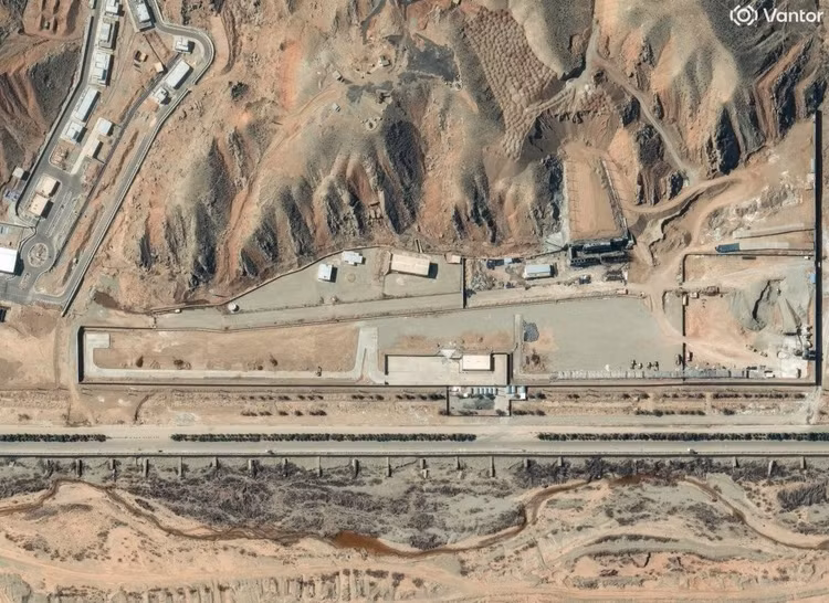 Taleghan 2 nhìn từ ngày 6/3/2026. Ảnh vệ tinh ©2026 Vantor