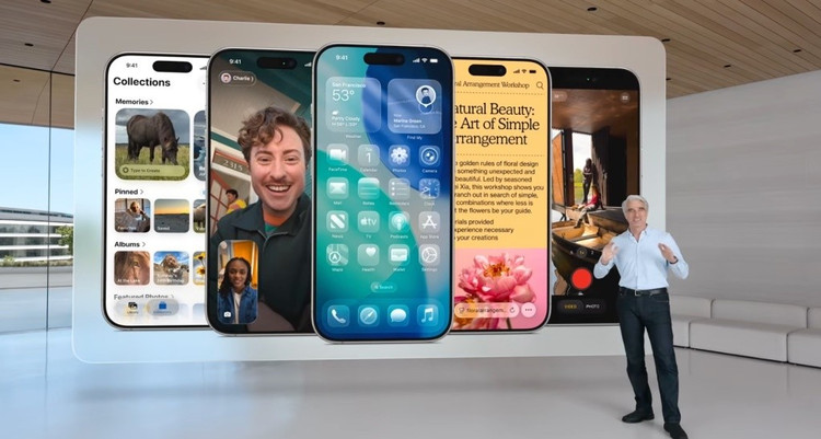 Chỉ các thiết bị từ iPhone 11 trở lên mới được nâng cấp hệ điều hành với các tính năng AI mới. Ảnh: Apple.