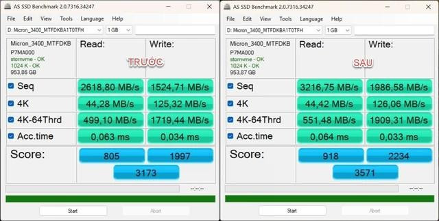 Tốc độ của SSD trên Windows 11 tăng vọt sau khi kích hoạt Native NVMe