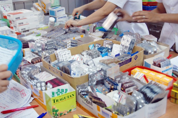 Cơ số thuốc cho trạm y tế phường, xã trên địa bàn thành phố đã được nâng lên 292 mặt hàng vào những tháng cuối năm 2024 - Ảnh: Sở Y tế TP HCM