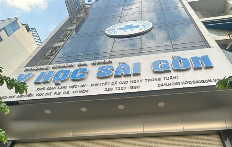 Phòng khám đa khoa thuộc Công ty TNHH MTV Dịch vụ Y tế Y học Sài Gòn - Ảnh: Sở Y tế TP HCM