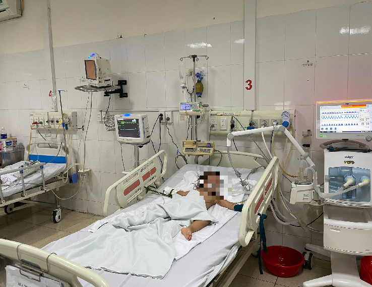 Bệnh nhân được chẩn đoán: Viêm phổi - sốc nhiễm khuẩn - nhiễm trùng huyết - Ảnh: BVCC