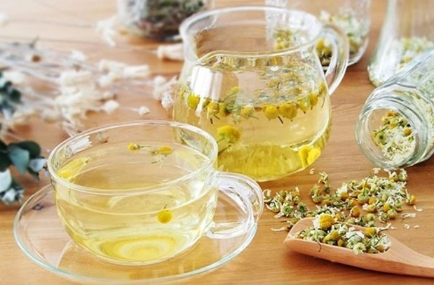 Trà hoa cúc cực tốt cho giấc ngủ. Ảnh: Vietnam Tea