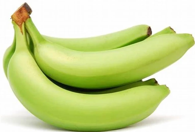 Chuối xanh có nhiều chất xơ và hàm lượng đường thấp.