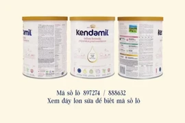 Sữa bột Kendamil thông báo thu hồi 2 lô sản phẩm do nghi ngờ nhiễm khuẩn