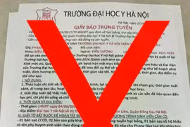 Trường Đại học Y Hà Nội cảnh báo giả mạo giấy báo trúng tuyển học bổng