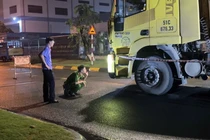 Va chạm giữa xe container và xe máy khiến một người tử vong tại chỗ