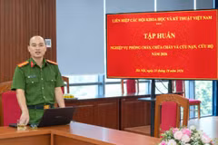 VUSTA tập huấn kỹ năng phòng cháy, chữa cháy và cứu nạn, cứu hộ 