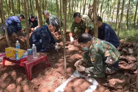 Liên tiếp phát hiện 13 hài cốt liệt sĩ ở Quảng Trị