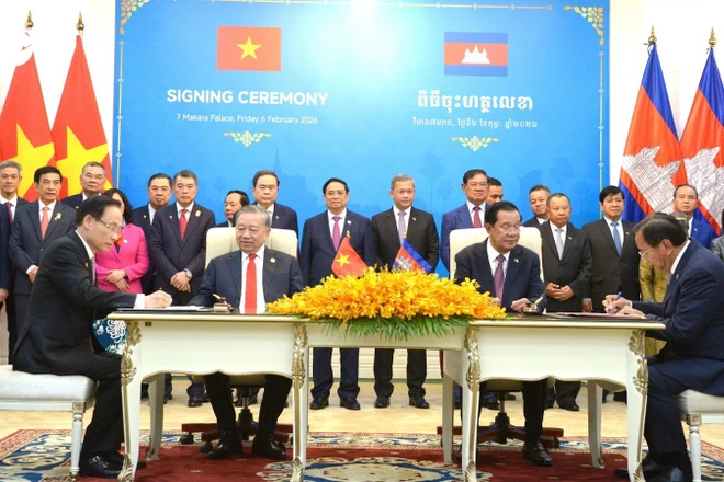 Toàn văn Tuyên bố chung Việt Nam - Campuchia