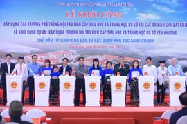Từng ngôi trường mới nơi biên giới sẽ là nơi gieo con chữ, ươm mầm tri thức