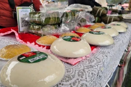 Hội thi bánh chưng, bánh giầy Lễ hội Xuân Côn Sơn - Kiếp Bạc 2026 sôi nổi