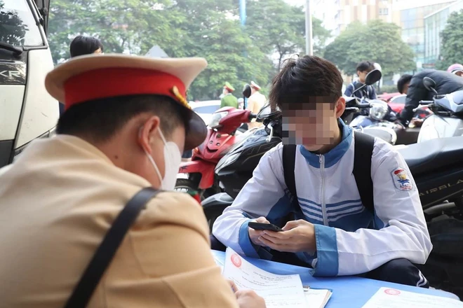 1.679 bị xử lý học sinh vi phạm trật tự an toàn giao thông trong tháng 1/2026