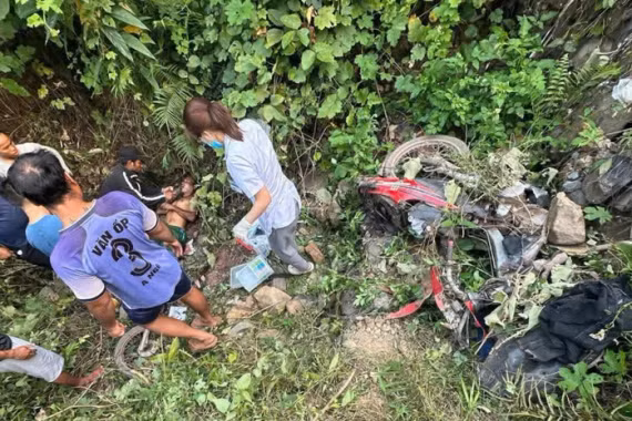 Vợ tử vong, chồng bị thương nặng trong vụ tai nạn ở Quảng Trị