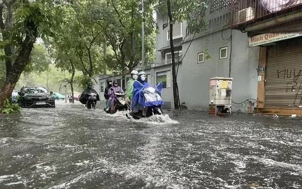 Chiều tối nay, khu vực Bắc Bộ có nơi mưa to đến rất to