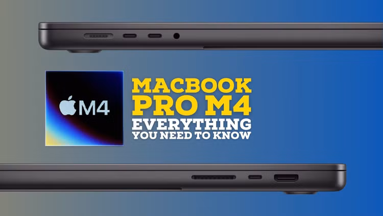 Mieng bia carton lam lo chi tiet cau hinh Macbook Pro M4