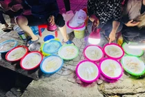 Chợ đêm Cửa Lò sôi động với mực nháy tươi ngon bên biển