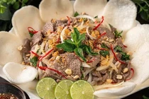 Bò tái chanh lọt top món dùng chanh ngon nhất thế giới