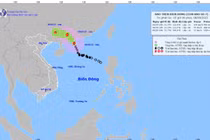 Tin mới cơn bão số 7 Tapah trên Biển Đông