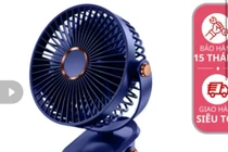 Có nên mua quạt tích điện kẹp bàn mini giá 75.000 đồng?