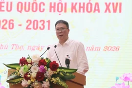 Đơn vị bầu cử số 1 tỉnh Phú Thọ có 5 ứng cử viên, trong đó có ông Châu Văn Minh.