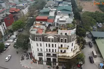 Cận cảnh các biệt thự ở KĐT mới Đại Kim cơi nới tầng tràn lan