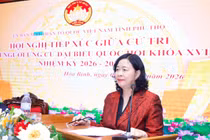 Bà Bùi Thị Minh Hoài cam kết hành động vì Nhân dân 