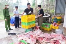 Bắc Ninh phát hiện gần 800kg thịt lợn thối chuẩn bị đưa lên bàn ăn
