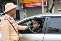 Lực lượng CSGT Bắc Ninh ra quân xử lý vi phạm nồng độ cồn dịp Tết