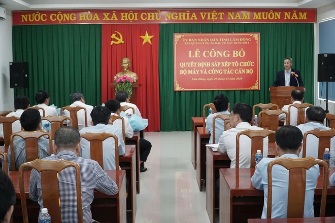 Lâm Đồng kiện toàn Ban QLDA số 2, thúc đẩy giải ngân đầu tư công