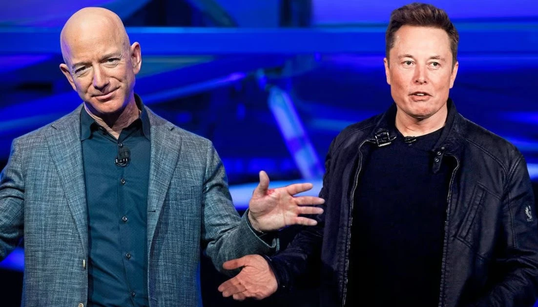 Elon Musk chế giễu Jeff Bezos là “kẻ bắt chước”