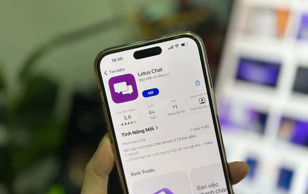 Lotus Chat bùng nổ 2 triệu người dùng nhờ bảo mật tối đa