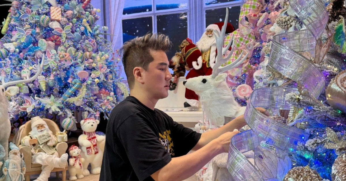 Biệt thự lung linh đón Giáng sinh của Đàm Vĩnh Hưng