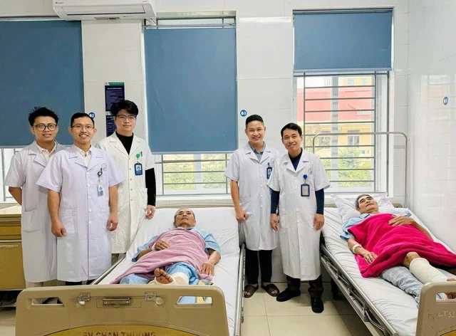 Kỹ thuật vi phẫu cứu chân cho bệnh nhân tai nạn lao động tại Nghệ An