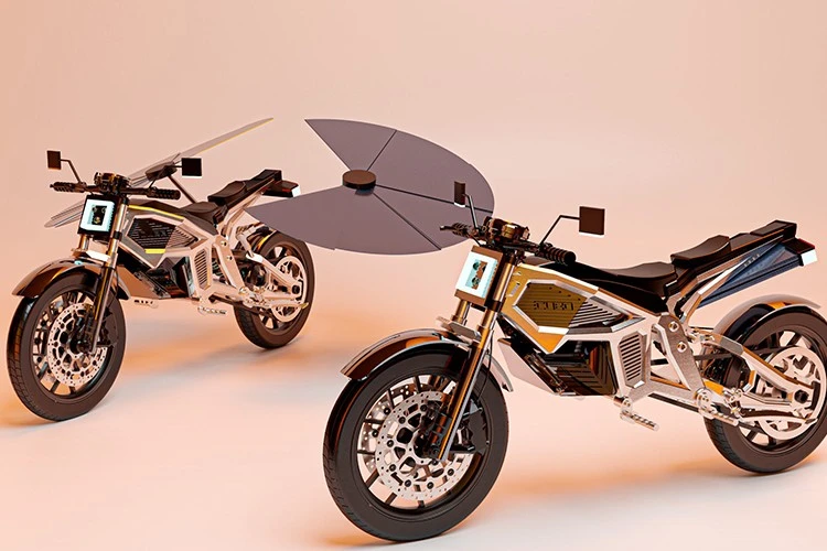 MASK Architects ra mắt Solaris – xe máy điện biết tự sạc điện