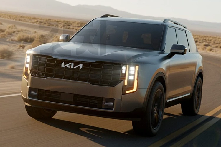 Mẫu xe SUV Kia Telluride 2027 lộ diện trước thềm ra mắt chính thức