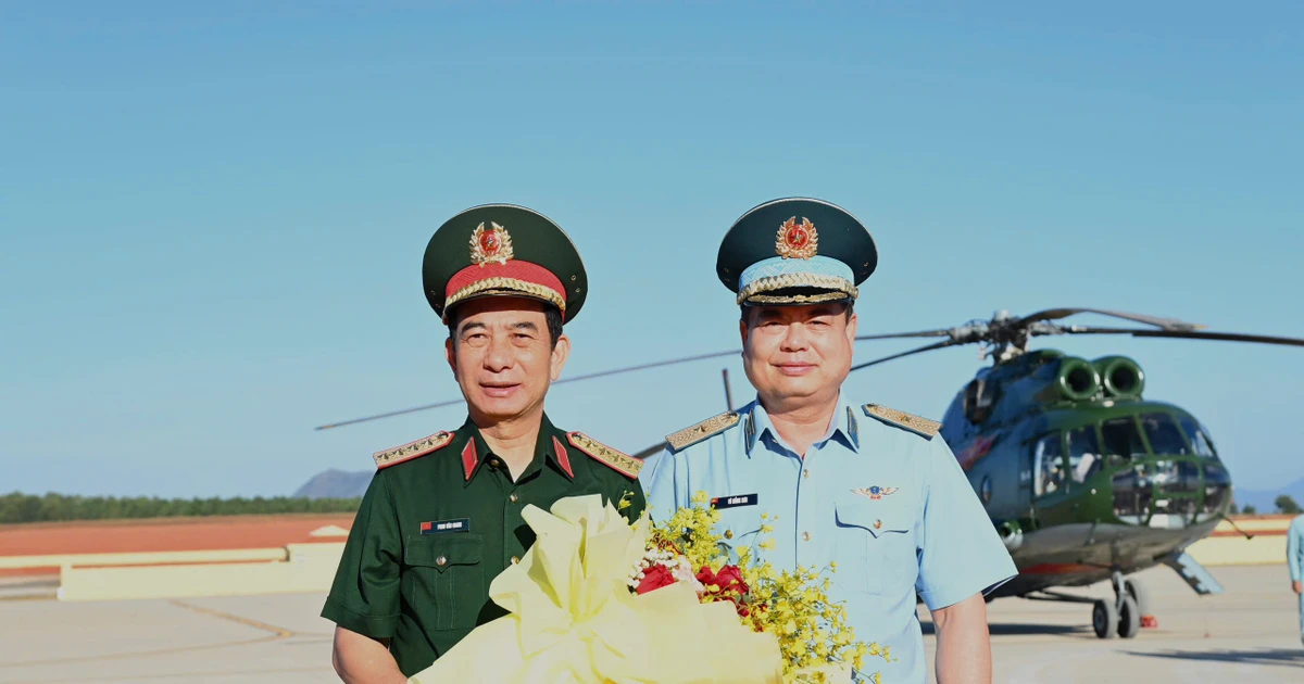 Đại tướng Phan Văn Giang chủ trì Lễ khánh thành Sân bay quân sự Phan Thiết