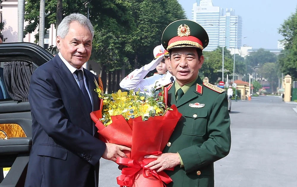 Đại tướng Phan Văn Giang hội kiến Thư ký Hội đồng An ninh Liên bang Nga