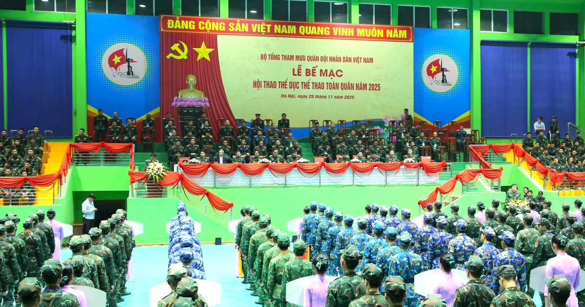 Bế mạc Hội thao Thể dục thể thao toàn quân năm 2025