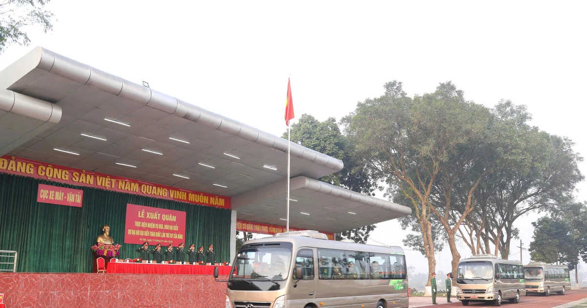 121 phương tiện xuất quân sẵn sàng đưa đón hơn 1.400 đại biểu dự Đại hội Đảng