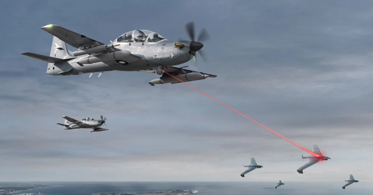 Máy bay A-29 Super Tucano được chuyển thành thợ săn UAV