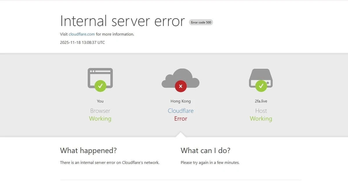 Nền tảng Cloudflare sập, Internet toàn cầu rơi vào hỗn loạn