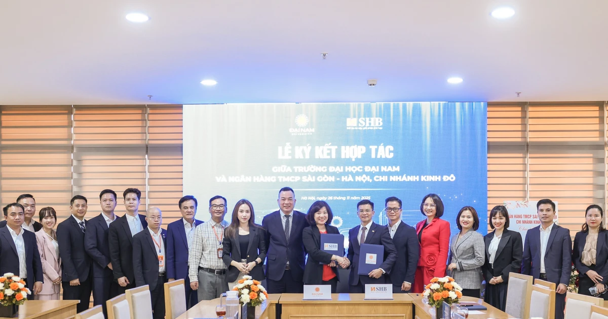 SHB và Trường Đại học Đại Nam hợp tác đào tạo nguồn nhân lực trẻ