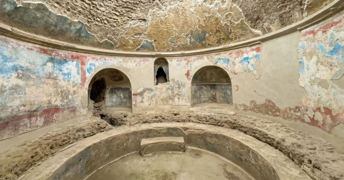 Phát hiện bất ngờ về hệ thống nhà tắm cổ của người La Mã tại Pompeii