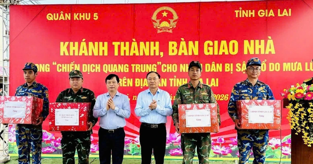 Gia Lai hoàn thành chiến dịch Quang Trung giúp dân ổn định sau thiên tai