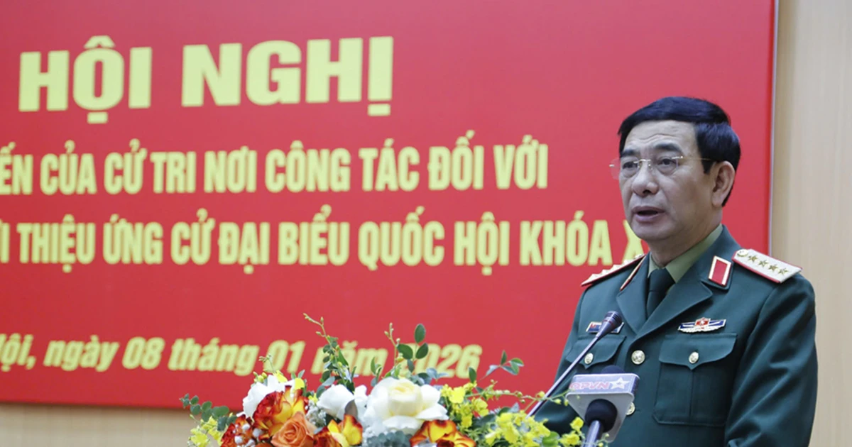 Giới thiệu Đại tướng Phan Văn Giang ứng cử đại biểu Quốc hội khóa XVI