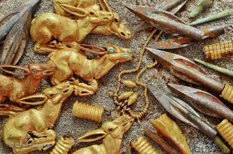 Kho báu cổ đại của giới quý tộc Saka được khai quật tại Kazakhstan