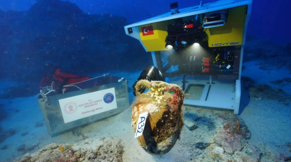 Khám phá tàu đắm cổ đại chứa dầu ô liu tại Thổ Nhĩ Kỳ